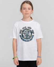 2 In The City Icon - Organic T-Shirt for Boys White F2SSD3ELF2 Element