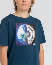 4 Dusty 2 - Organic T-Shirt for Boys Blue F2SSD5ELF2 Element