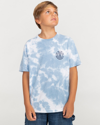 2 Fingerprint - Organic T-Shirt for Boys Blue F2SSD7ELF2 Element