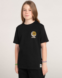 2 Element x Timber! Prowl - Organic T-Shirt for Kids Black F2SSE9ELF2 Element