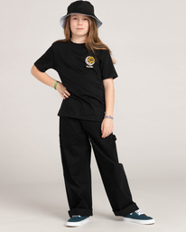 4 Element x Timber! Prowl 2022 - T-shirt en matière biologique pour Enfant Noir F2SSE9ELF2 Element