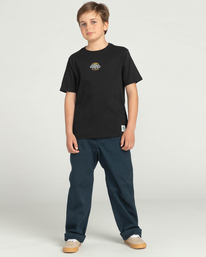 4 Element x Timber! Rider - Organic T-Shirt for Kids Black F2SSF1ELF2 Element