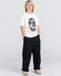 4 Element x Timber! Theory - T-shirt en matière biologique pour Enfant Blanc F2SSF2ELF2 Element