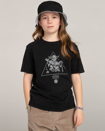 2 STAR WARS™ x Element Yoda 2022 - T-shirt en matière biologique pour Enfant Noir F2SSF7ELF2 Element