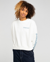 2 Joint 2.0 - Sweat pour Femme Blanc F3CRA9ELF2 Element