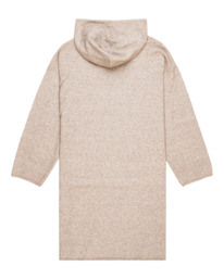 1 Varaa - Vestido-sudadera con capucha para Mujer Beige F3DRB1ELF2 Element