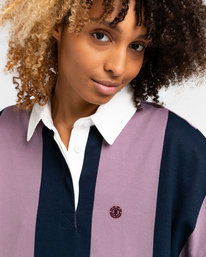 4 Lovenstad 2022 - Sweat type polo pour Femme Violet F3FLB1ELF2 Element