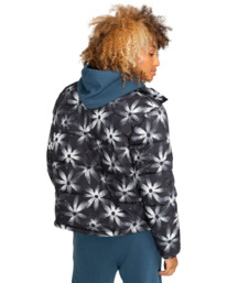 8 Wolfeboro Aspen 2022 - Bedruckte Steppjacke für Frauen Schwarz F3JKA7ELF2 Element