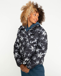 6 Wolfeboro Aspen 2022 - Bedruckte Steppjacke für Frauen Schwarz F3JKA7ELF2 Element