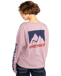 5 Joint 2.0 2022 - T-shirt manches longues en matière biologique pour Femme Violet F3LSC7ELF2 Element