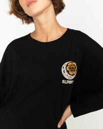 4 Element x Timber! Prowl - Long Sleeve Crop T-Shirt Black F3LSC8ELF2 Element