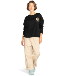 6 Element x Timber! Prowl 2022 - T-shirt manches longues cropped Noir F3LSC8ELF2 Element