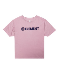 0 Element Logo - T-shirt en matière biologique pour Femme Violet F3SSC1ELF2 Element