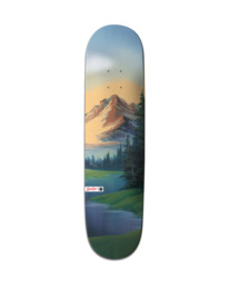 1 Element x Bob Ross 8" Happy In This World 2022 - Tabla de skate Negro F4DCA4ELPP Element