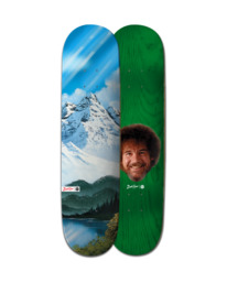 1 Element x Bob Ross 8.5" Good Day To Be Alive 2022 - Skate Deck Black F4DCA7ELPP Element