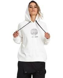 3 National Geographic Hoodie White J6041ENG Element