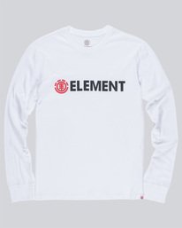 0 Blazin Ls - Tee Shirt for Men White L1LSA5ELF8 Element