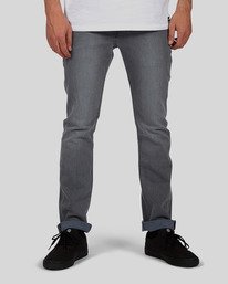 0 E01 - Slim Fit Jeans for Men Black L1PNA1ELF8 Element