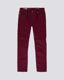 0 E02 Color - Slim Straight Fit Jeans for Men Red L1PNA6ELF8 Element