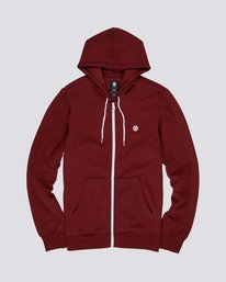0 Cornell Classic - Zip-Up Hoodie for Men Red L1ZHA1ELF8 Element