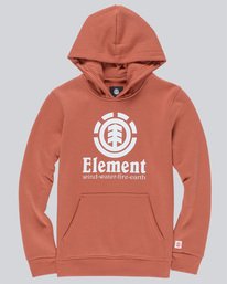 Elemento Meridian Con Cerniera Felpa Con Cappuccio in NAPA RED