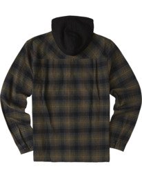 1 Wentworth Hooded Flannel Shirt  M554VEWB Element