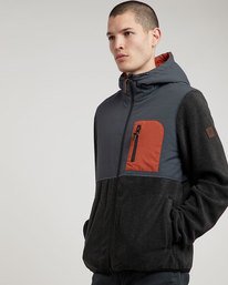 1 Trent Zip Hoodie Black M661QETZ Element