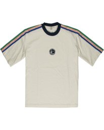 0 Element by Nigel Cabourn Big Sports Taped Crew Tee White M9301EBS Element