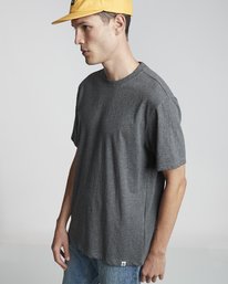 3 Basic - Short Sleeve T-Shirt Gray N1SSG1ELP9 Element