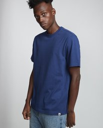 3 Basic - Short Sleeve T-Shirt Blue N1SSG1ELP9 Element