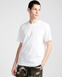 0 Basic - Short Sleeve T-Shirt for Men White N1SSG1ELP9 Element
