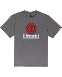 0 Vertical - Short Sleeve T-Shirt for Men Gray N1SSG4ELP9 Element