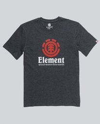 0 Vertical - Short Sleeve T-Shirt for Men Gray N1SSG4ELP9 Element