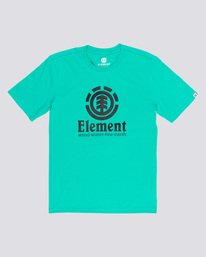 0 Vertical - Short Sleeve T-Shirt for Men Green N1SSG4ELP9 Element