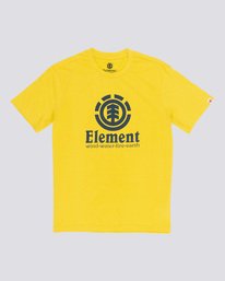 0 Vertical - Short Sleeve T-Shirt for Men Yellow N1SSG4ELP9 Element