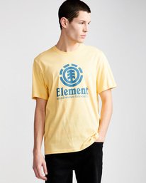 0 Vertical - Short Sleeve T-Shirt for Men Yellow N1SSG4ELP9 Element