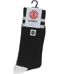 2 Clearsights - Socken Unisex Schwarz N5SOA1ELP9 Element