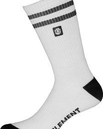 1 Clearsights - Chaussettes Unisexe Blanc N5SOA1ELP9 Element