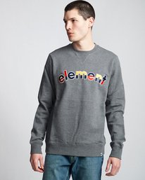 0 Rainbow - Sweatshirt Gray Q1FLA1ELF9 Element