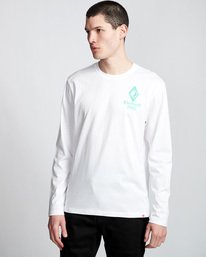0 Ambience - Long Sleeve T-Shirt White Q1LSB2ELF9 Element