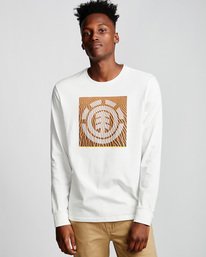 0 Dunes Icon - Long Sleeve T-Shirt White Q1LSC2ELF9 Element