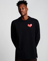 0 Barley - Long Sleeve T-Shirt Black Q1LSC6ELF9 Element