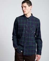 0 Lumber Classic - Long Sleeve Shirt Green Q1SHA3ELF9 Element