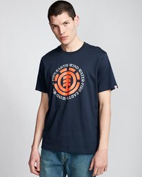 0 Seal - Short Sleeve T-Shirt for Men Blue Q1SSA8ELF9 Element