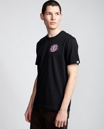 0 Liquid Icon - T-Shirt Black Q1SSB5ELF9 Element