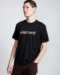 0 Eddie - T-Shirt Black Q1SSB7ELF9 Element