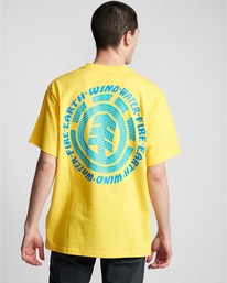 2 Dotted - T-Shirt Yellow Q1SSC2ELF9 Element