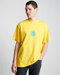 0 Dotted - T-Shirt Yellow Q1SSC2ELF9 Element