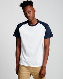 0 Basic Raglan - T-Shirt Blue Q1SSC3ELF9 Element
