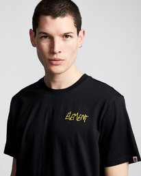 1 Devote - T-Shirt pour Homme Noir Q1SSE6ELF9 Element